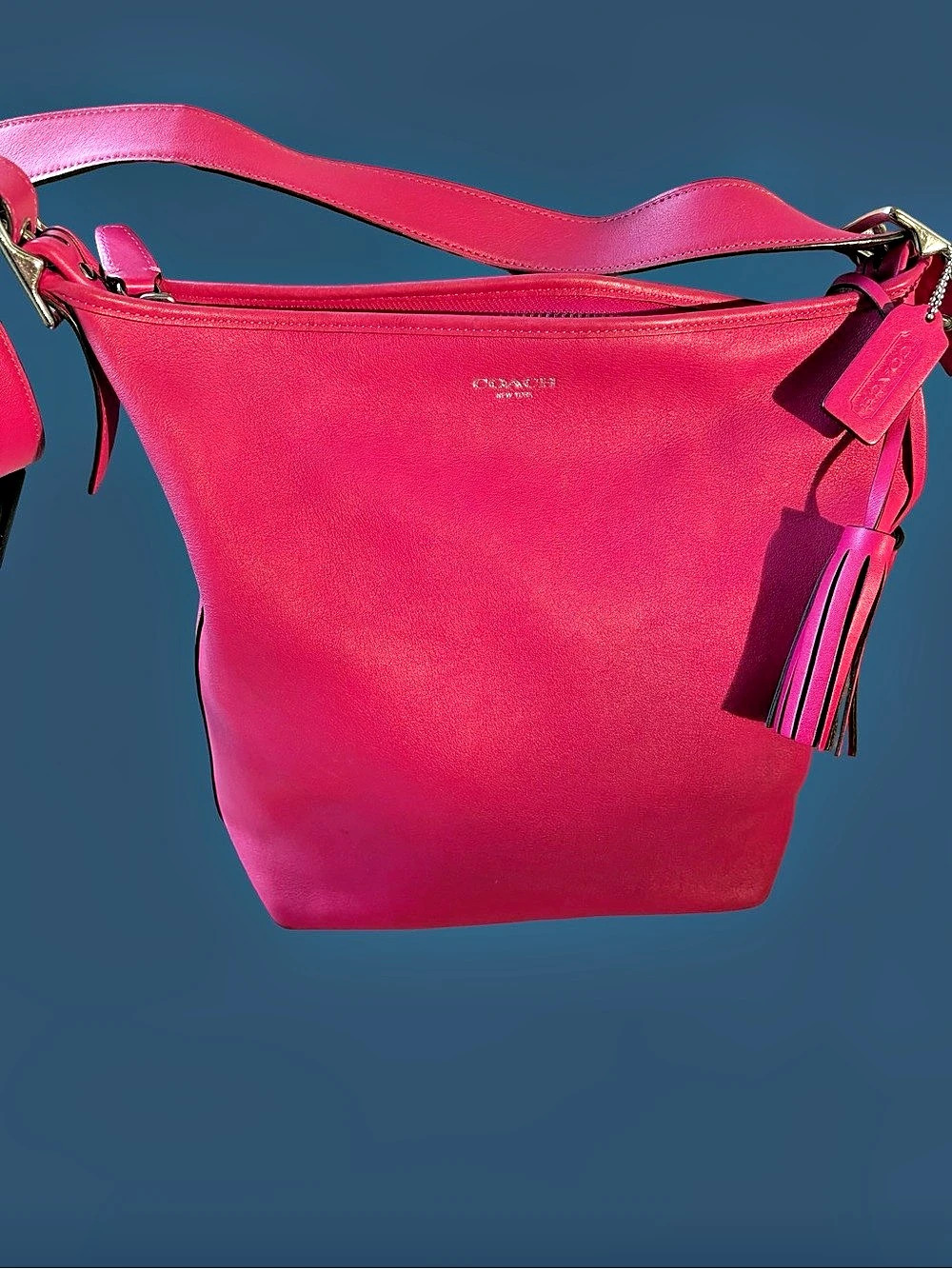 Coach Legacy Courtenay Hobo Pink Leather Crossbody Bag